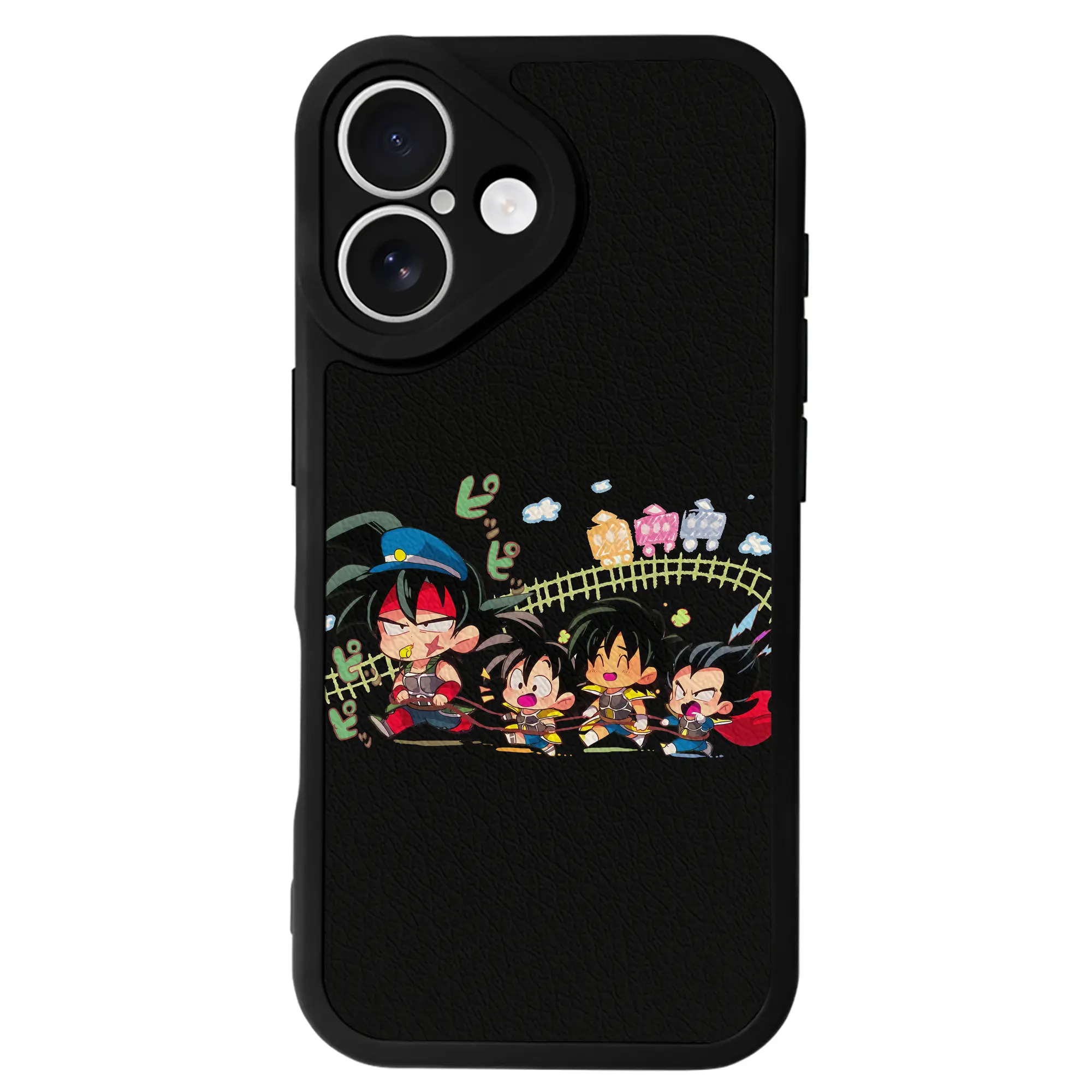 ドラゴンボール グッズ 孫 悟空 - IPhone 16シリーズ対応 ・ シリコンスマホケース ・ レザー調 ・ 高精度フィット ・ 耐衝撃 ・ ワイヤレス充電対応 ・ 精密カット